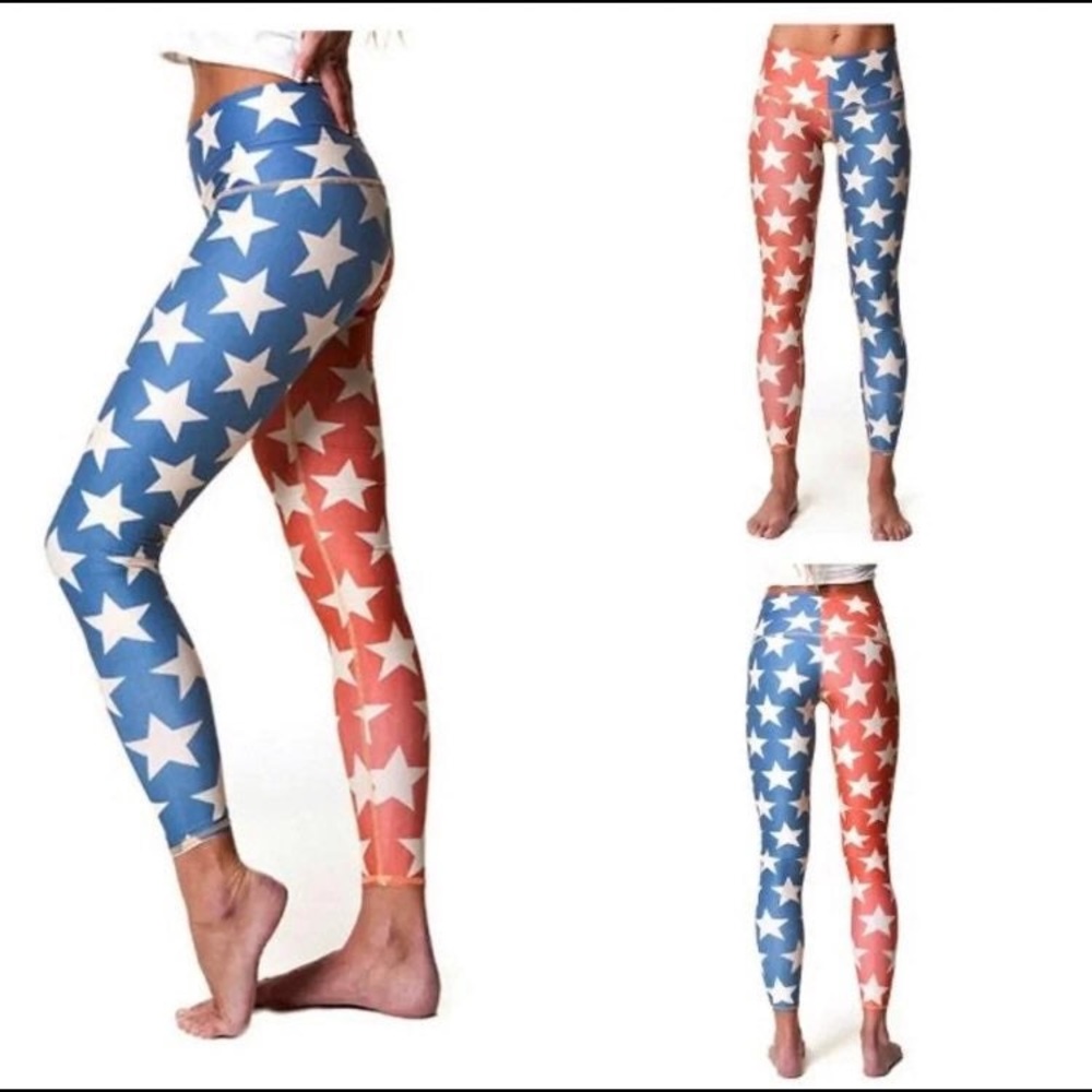 NWT- Teeki Star Power Hot Pants 4th of July-Size L